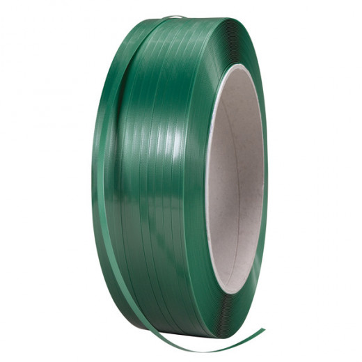 Feuillards PE - Polyester Ø 406 - 12 X 0,60 mm x 2500m - Vert