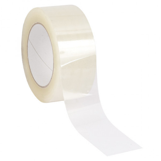 Ruban adhésif PP Acrylique renforcé POLY-FORT lot de 6 Transparent - 48 mm x 100 m x 35µ - Lot de 6