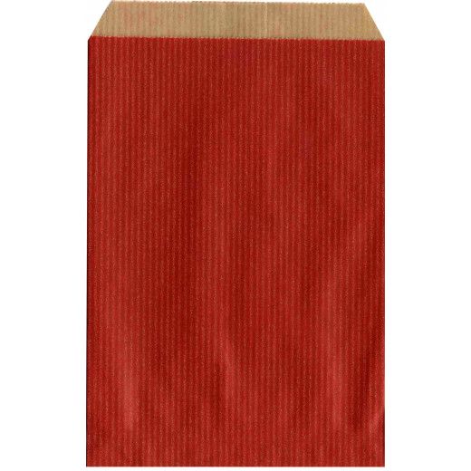 Sachet kraft rouge 7 x 1,5 x 12 cm